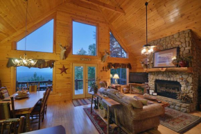 The View Sweeping mountain views gas fireplace game room hot tub